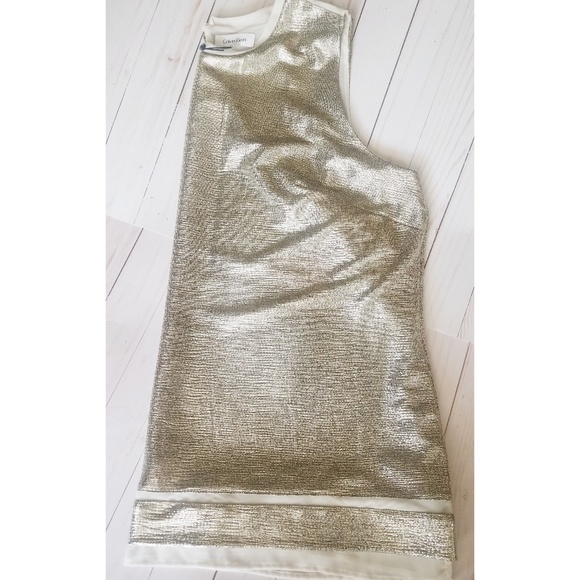 Calvin Klein Tops - NWT Gold Calvin Klein Tank Top